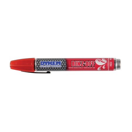 RINZ OFF 44 Red Broad Tip Markers